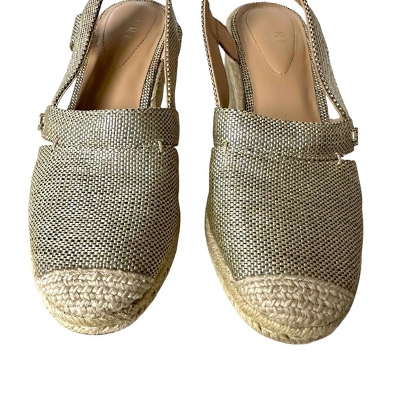 Ralph Lauren Penelopie Wedge Slingback Espadrille Sandals, 6 - Picture 6 of 10